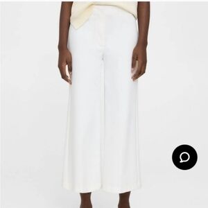 Theory white precision ponte pants Sz 00 New Tags